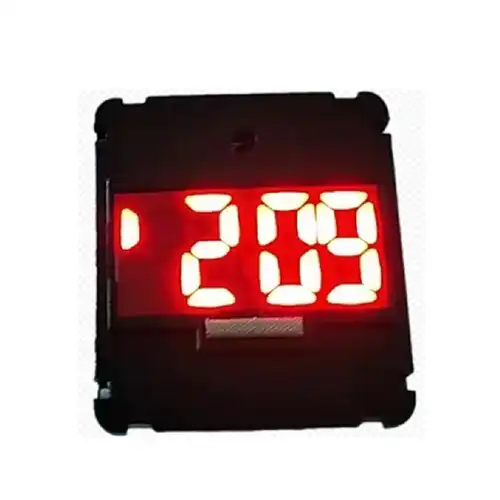 Movimiento de reloj electrónico táctil LED rojo